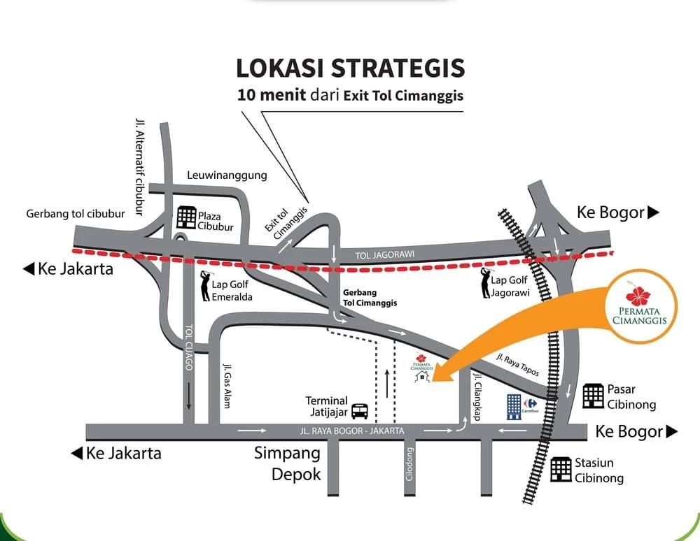 Lokasi-Permata-Cimanggis